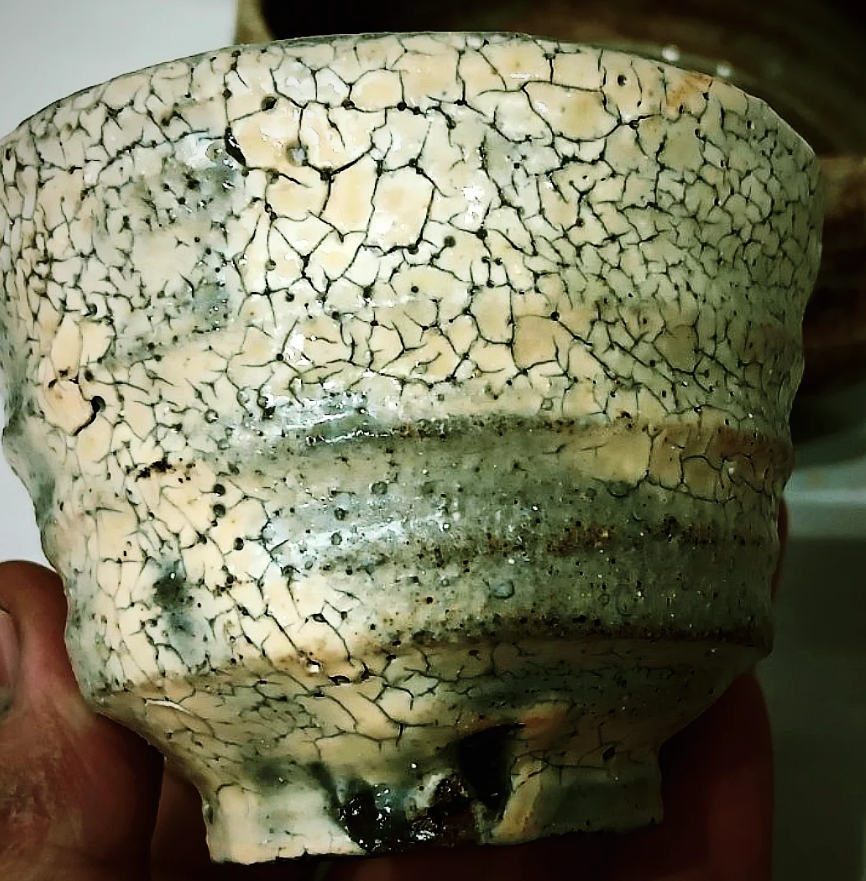 Kohiki plate, soft white surface